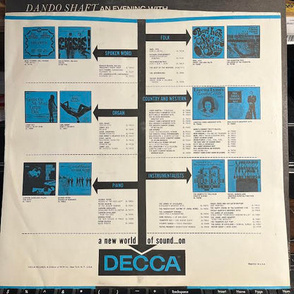 ... An Evening With ... (VINYL) | Very Good (VG) Excellent (EX) - FOLK / USED *VERY GOOD*