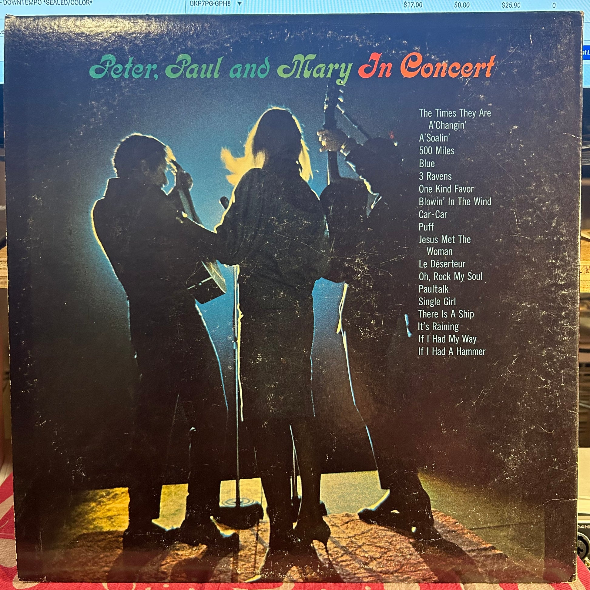 Peter, Paul & Mary - In Concert *GOLD LABEL* | Very Good (VG) Very Good Plus (VG+) - FOLK / USED *VERY GOOD*