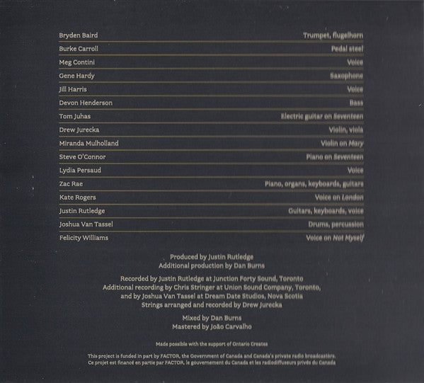 Justin Rutledge - Something Easy | Mint (M) Mint (M) - FOLK