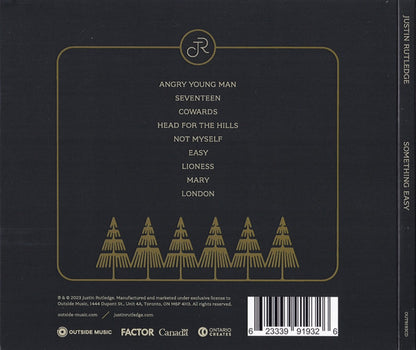 Justin Rutledge - Something Easy | Mint (M) Mint (M) - FOLK