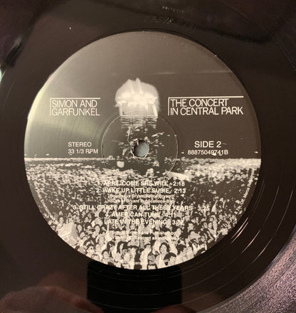 Simon & Garfunkel The Concert In Central Park 2xLP Mint (M) Mint (M)