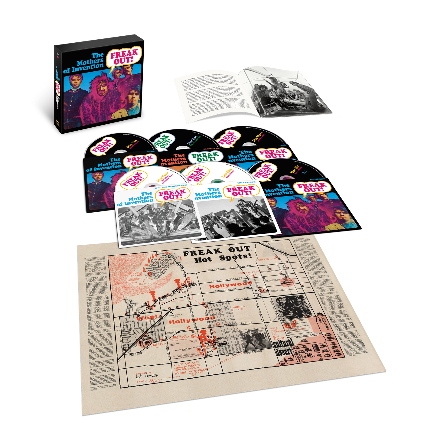 Frank Zappa/The Mothers Of Invention - Freak Out! (60Th Anniversary) [Super Deluxe Box Set] [5 CD/Blu-Ray] |