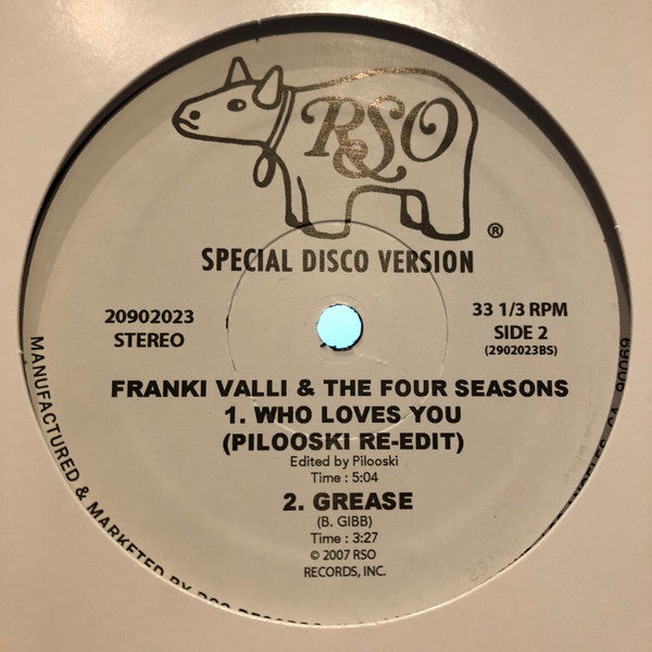 Frankie Valli & The Four Seasons Beggin' EP RSO 12", EP Mint (M) Generic