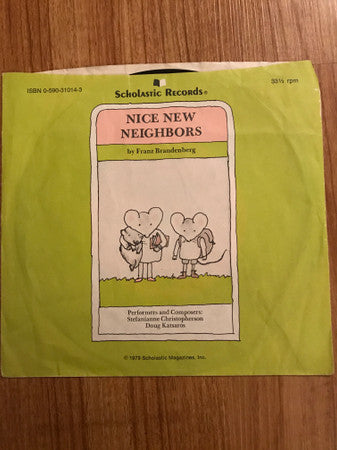 Franz Brandenberg Nice New Neighbors Scholastic Records 7" Near Mint (NM or M-) Generic