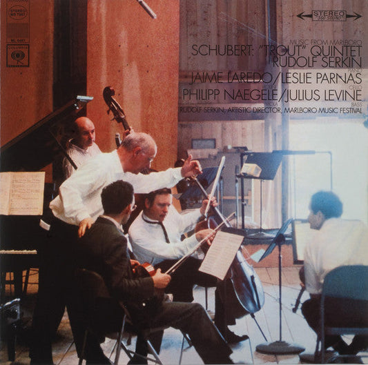 Franz Schubert, Rudolf Serkin, Jaime Laredo, Lesli - Music From Marlboro Schubert: "Trout" Quintet |