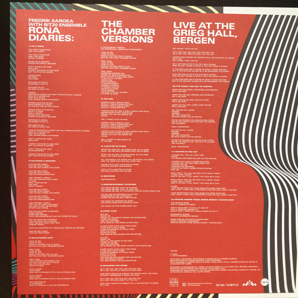 Rona Diaries: The Chamber Versions Live At The Grieg Hall, Bergen | Mint (M) Mint (M)