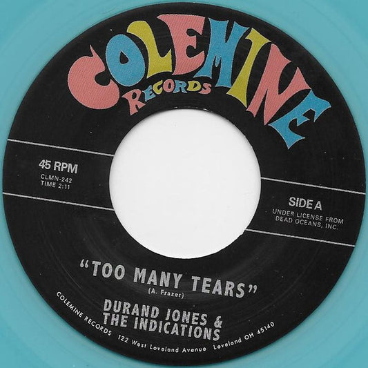 Durand Jones & The Indications - Too Many Tears / Cruisin' To The Parque | Mint (M) Mint (M) - FUNK *COLOR*