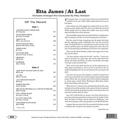 At Last! | Excellent (EX) Mint (M) - JAZZ *GATEFOLD*