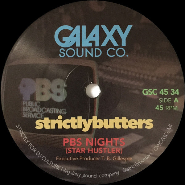 Strictlybutters - PBS Nights (Star Hustler) | Mint (M) Generic - FUNK *NEW/45*