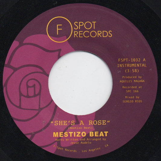 Mestizo Beat - She's A Rose | Mint (M) Generic - FUNK *NEW/45*