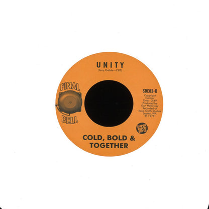 Cold, Bold & Together - Go for It / Unity (VINYL 7" Super Disco Edits) | NEW - FUNK *NEW/45*