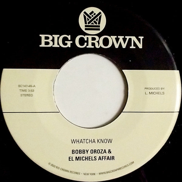 Bobby Oroza - Whatcha Know / Losing It | Mint (M) Generic - FUNK *NEW/45*