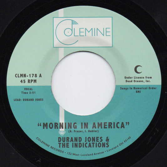 Morning In America / Cruisin' To The Park | Mint (M) Mint (M) - FUNK *NEW/45*