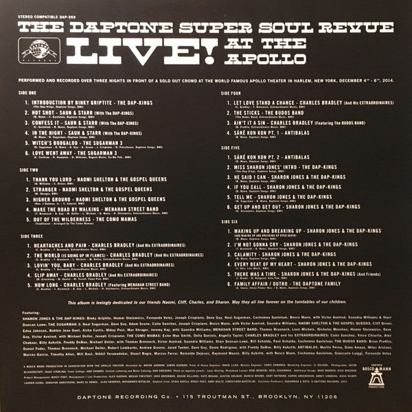 The Daptone Super Soul Revue Live! At The Apollo | Mint (M) Mint (M) - FUNK *NEW/COLOR/VMP*