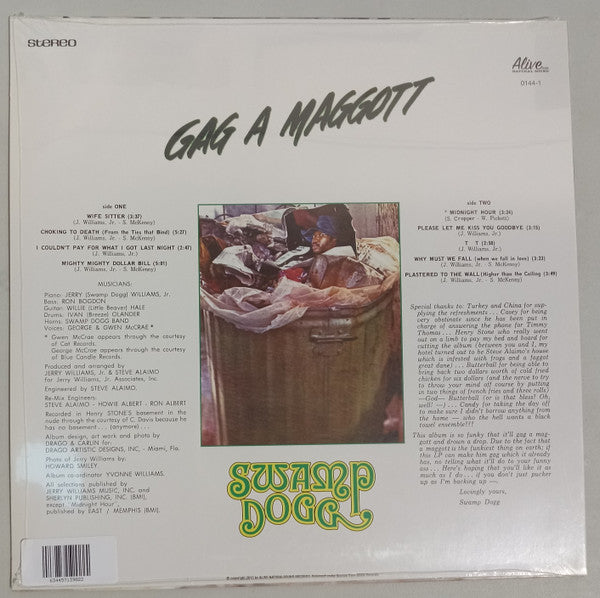 Gag A Maggot (COLOR VINYL) | Mint (M) Mint (M) - FUNK *NEW/COLOR*