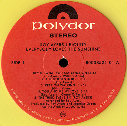 Everybody Loves The Sunshine (YELLOW VINYL) | Mint (M) Mint (M) - FUNK *NEW/COLOR*