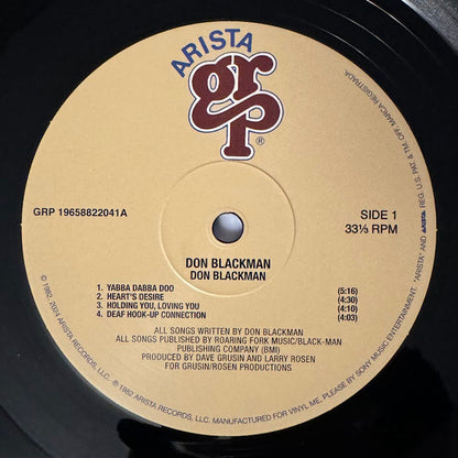 Don Blackman (VMP COLOR VINYL) | Mint (M) Mint (M) - FUNK *NEW/COLOR*