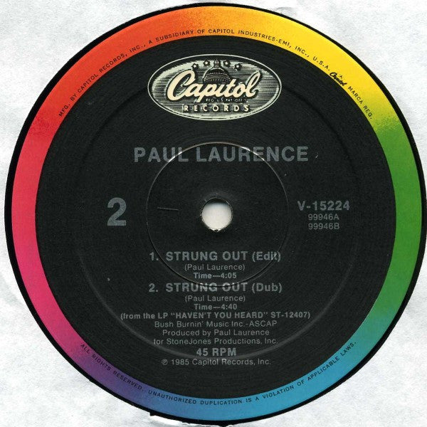 Paul Laurence - Strung Out | Mint (M) Generic - FUNK *NEW*