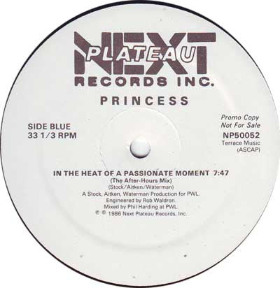 Princess - In The Heat Of A Passionate Moment | Mint (M) Generic - FUNK *NEW*