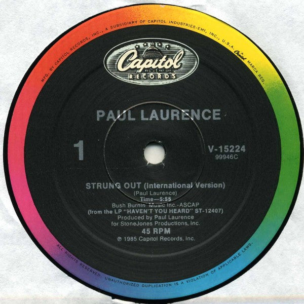 Paul Laurence - Strung Out | Mint (M) Generic - FUNK *NEW*