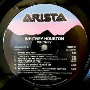 Whitney: Special Edition (VINYL) | Mint (M) Mint (M) - FUNK *NEW*