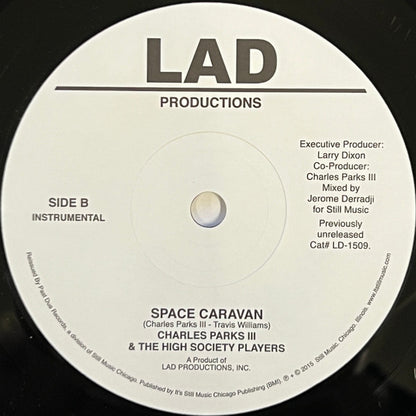 Charles Parks III & The High Society Players - Space Caravan (VINYL 7" Past Due LD-1509) | - FUNK *NEW*