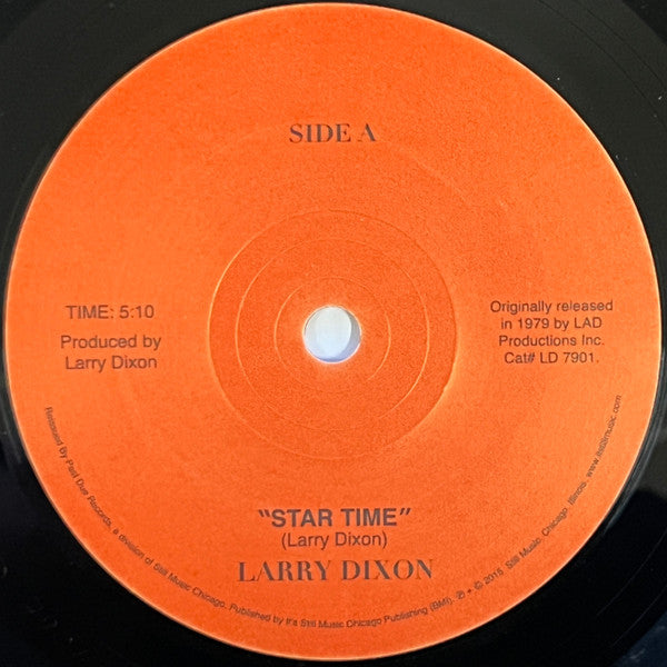 Larry Dixon - Star Time (VINYL 7" Past Due LD-7901) | - FUNK *NEW*