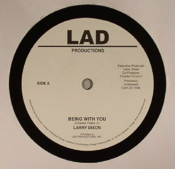 Larry Dixon - Being With You / Feelings (Feel So Fine)(VINYL 7" Past Due LD-1508) | - FUNK *NEW*