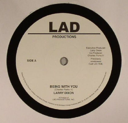Larry Dixon - Being With You / Feelings (Feel So Fine)(VINYL 7" Past Due LD-1508) | - FUNK *NEW*