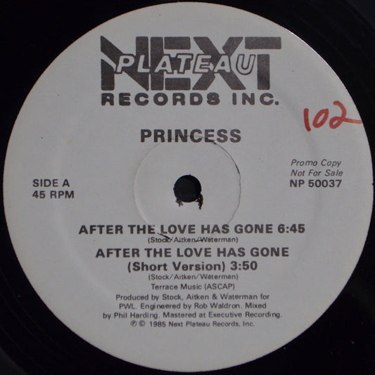 Princess - After The Love Has Gone | Mint (M) Generic - FUNK *NEW*