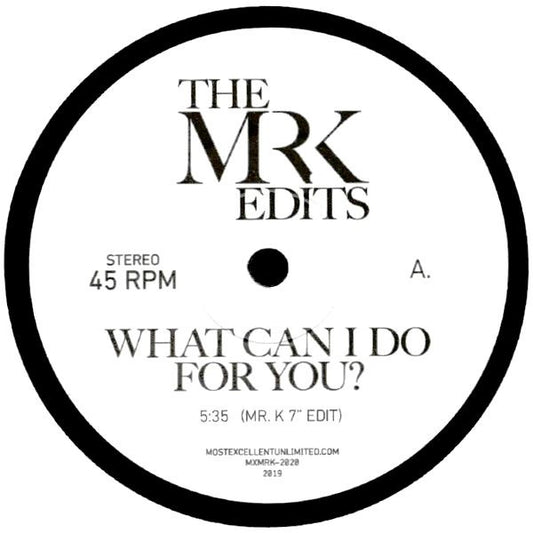 What Can I Do For You / Messin' With My Mind (7" VINYL) | Mint (M) Generic - FUNK *NEW*