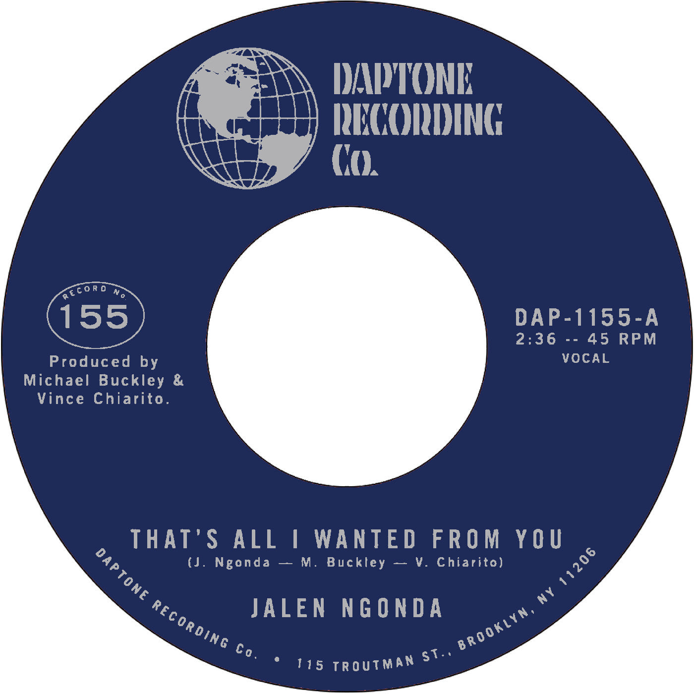 Ngonda, Jalen - That's All I Wanted from You b/w So Glad I Found You | - FUNK/R&B *NEW*