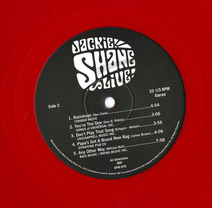 Jackie Shane Live | Mint (M) Mint (M)