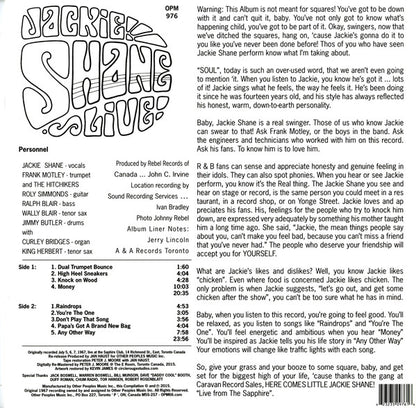 Jackie Shane Live | Mint (M) Mint (M)