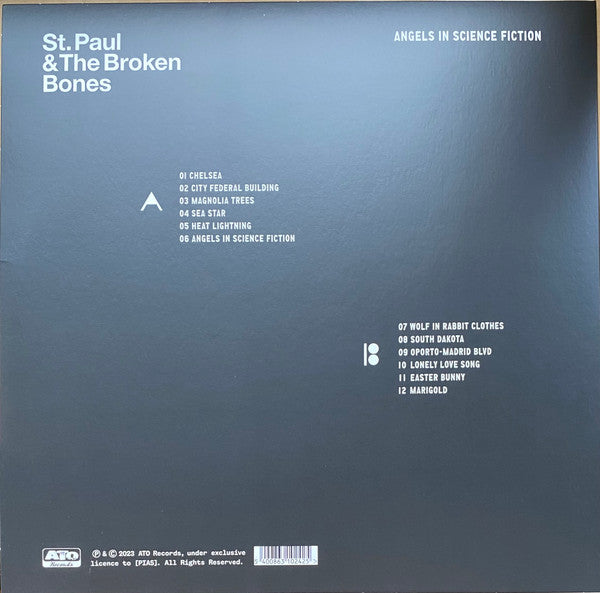 St. Paul & The Broken Bones - Angels In Science Fiction (CLEAR VINYL LP) | USED - FUNK/R&B / USED *NEAR MINT*