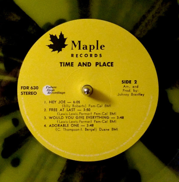 Time And Place (YELLOW & BLACK SPLATTER VINYL) | Mint (M) Mint (M)