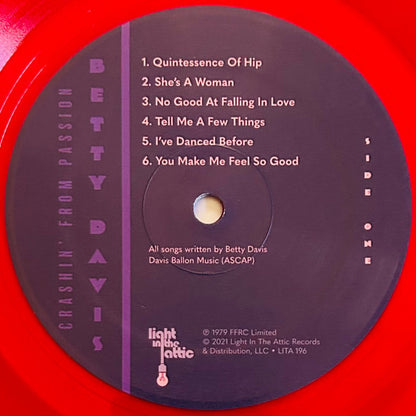 Crashin' From Passion (TRANSPARENT RED VINYL) | Mint (M) Mint (M) - FUNK *SEALED/COLOR*