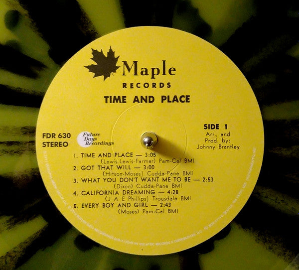 Time And Place (YELLOW & BLACK SPLATTER VINYL) | Mint (M) Mint (M)