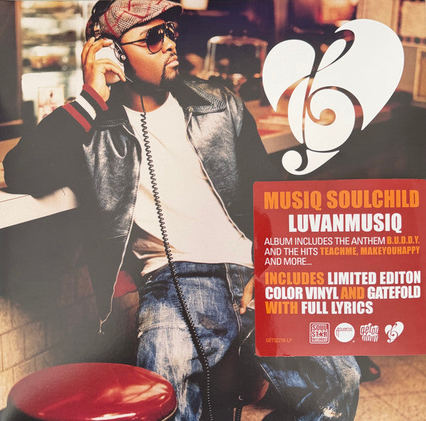 Musiq Soulchild - Luvanmusiq (RED & CLEAR SPARKLED VINYL 2xLP Get On Down GET52778 2026) | - FUNK *SEALED/COLOR*