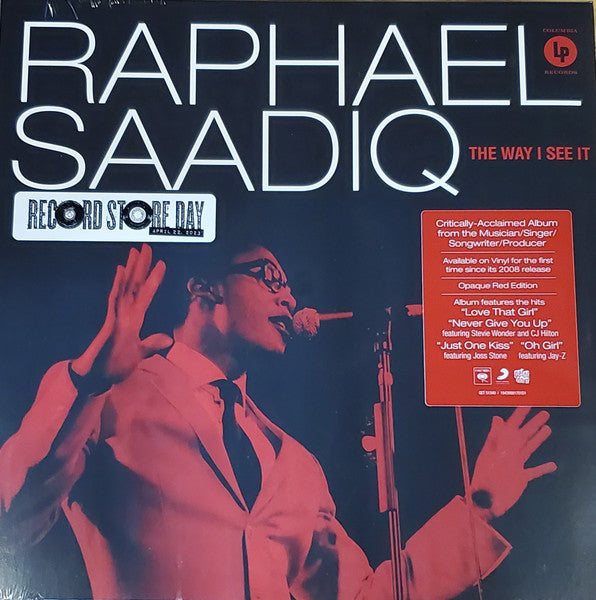 Raphael Saadiq - The Way I See It (OPAQUE RED VINYL LP) | NEW - FUNK *SEALED/COLOR*