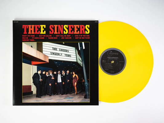 Thee Sinseers - Sinseerly Yours (OPAQUE YELLOW VINYL) | Mint (M) Mint (M) - FUNK *SEALED/COLOR*