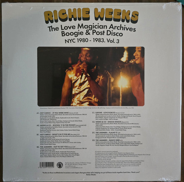 Richie Weeks - The Love Magician Archives Boogie & Post Disco (NYC 1980 - 1983. Vol 3 Past Due PASTDUEDLP020) | - FUNK *SEALED*