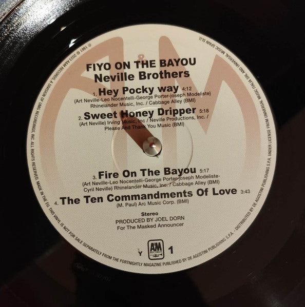 The Neville Brothers - Fiyo On The Bayou (VINYL - ITALY 2024) | Mint (M) Mint (M) - FUNK *SEALED*