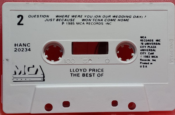 Lloyd Price - The Best Of Lloyd Price *CASSETTE/SEALED* | Mint (M) Mint (M) - FUNK *SEALED*
