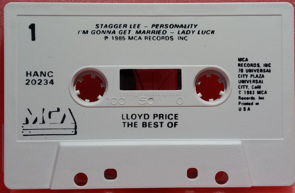 Lloyd Price - The Best Of Lloyd Price *CASSETTE/SEALED* | Mint (M) Mint (M) - FUNK *SEALED*