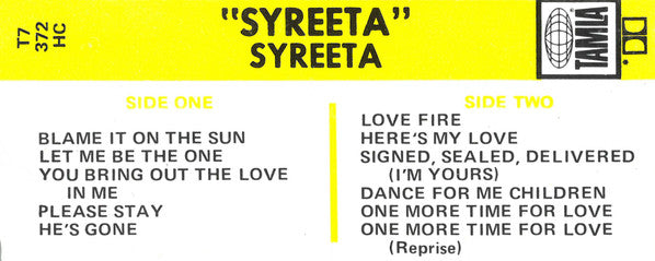 Syreeta (Cassette) | Mint (M) Mint (M) - FUNK *SEALED*