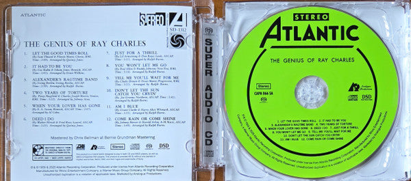 The Genius Of Ray Charles (SACD) | Mint (M) Mint (M) - FUNK *SEALED*