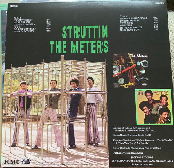 The Meters - Struttin' (BLACK VINYL LP) | NEW - FUNK *SEALED*