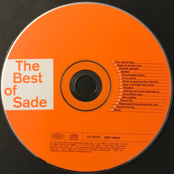 The Best Of Sade (CD) | Mint (M) Mint (M) - FUNK *SEALED*