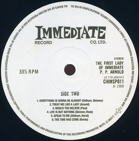 The First Lady Of Immediate (VINYL) | Mint (M) Mint (M) - FUNK *SEALED*